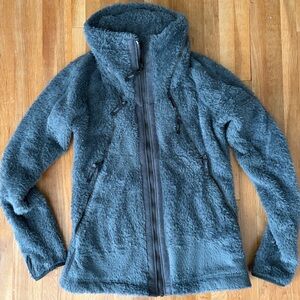 Kuhl Flight Jacket Green Cozy Fleece Zip-Up XS Green